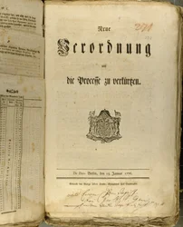 Legal Procedure of 1776